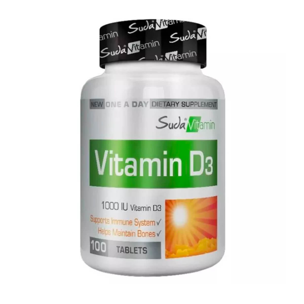 Suda Vitamin Vitamin D3 1000 IU 100 Tablet